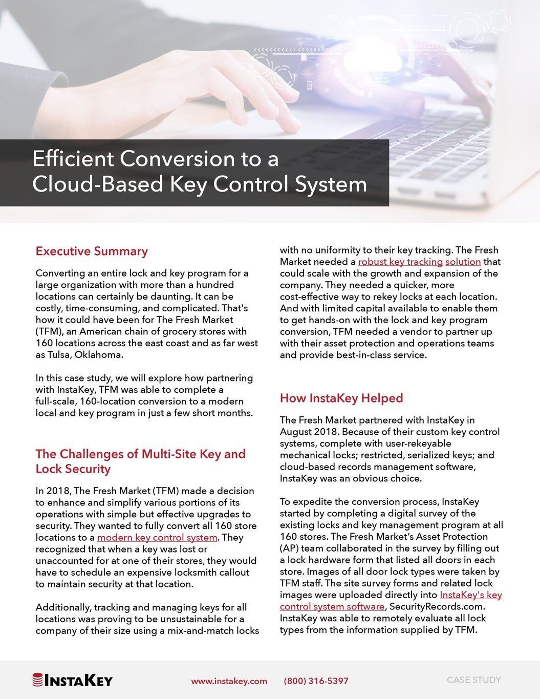 Efficient Conversion to a Cloud-Based Key Control System - Case Study