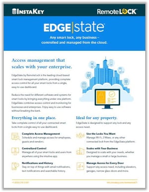 RemoteLock EdgeState for Commercial