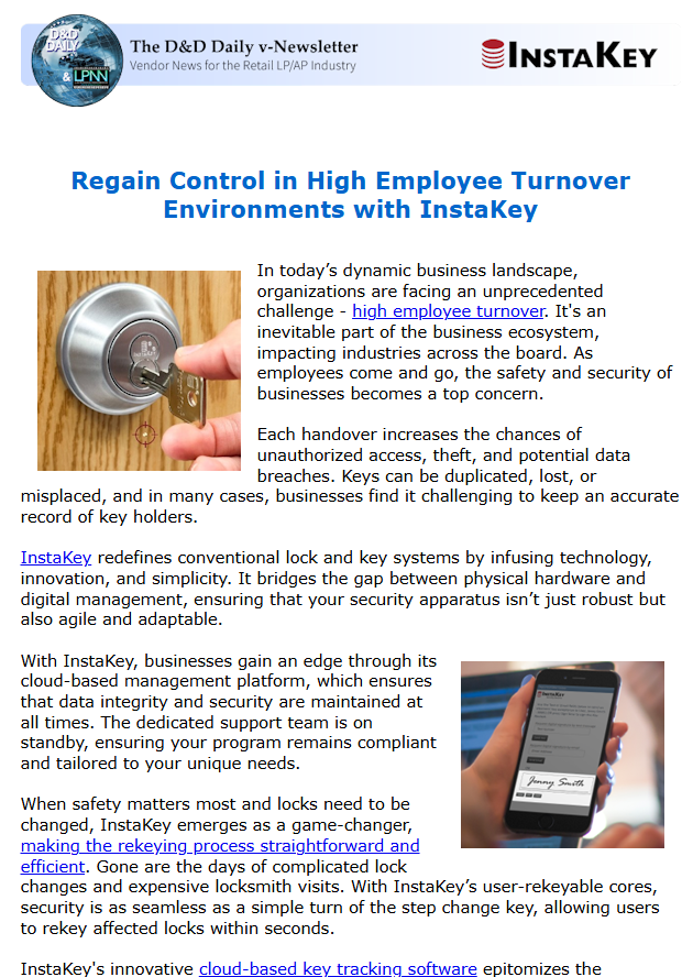 Modern Key Control for High Employee Turnover Security